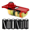 HILIFE Kitchen Gadget Multi-Function 6 Blades Slicer Vegetable Mandoline Slicer Cooking Tool Sets Fruit Cutter Grater