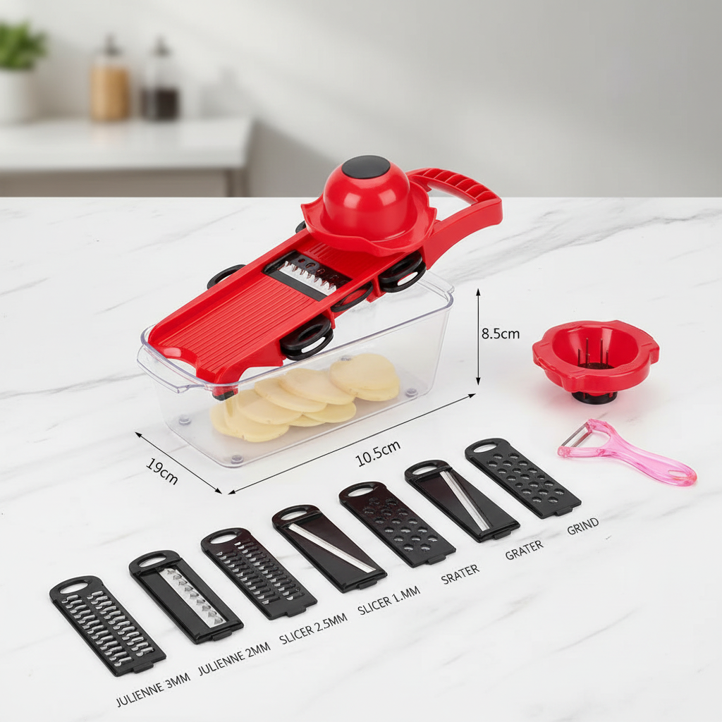 6-in-1 Vegetable Slicer (Safety Guard)