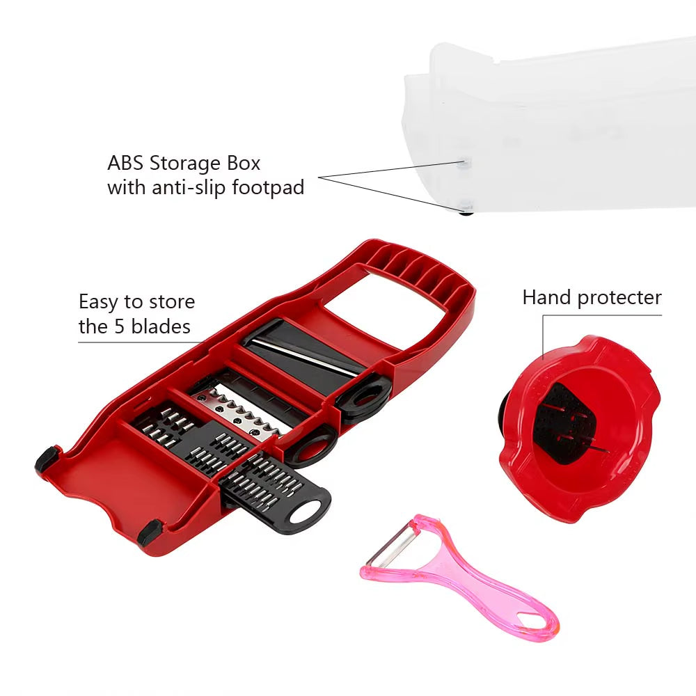 6-in-1 Vegetable Slicer (Safety Guard)