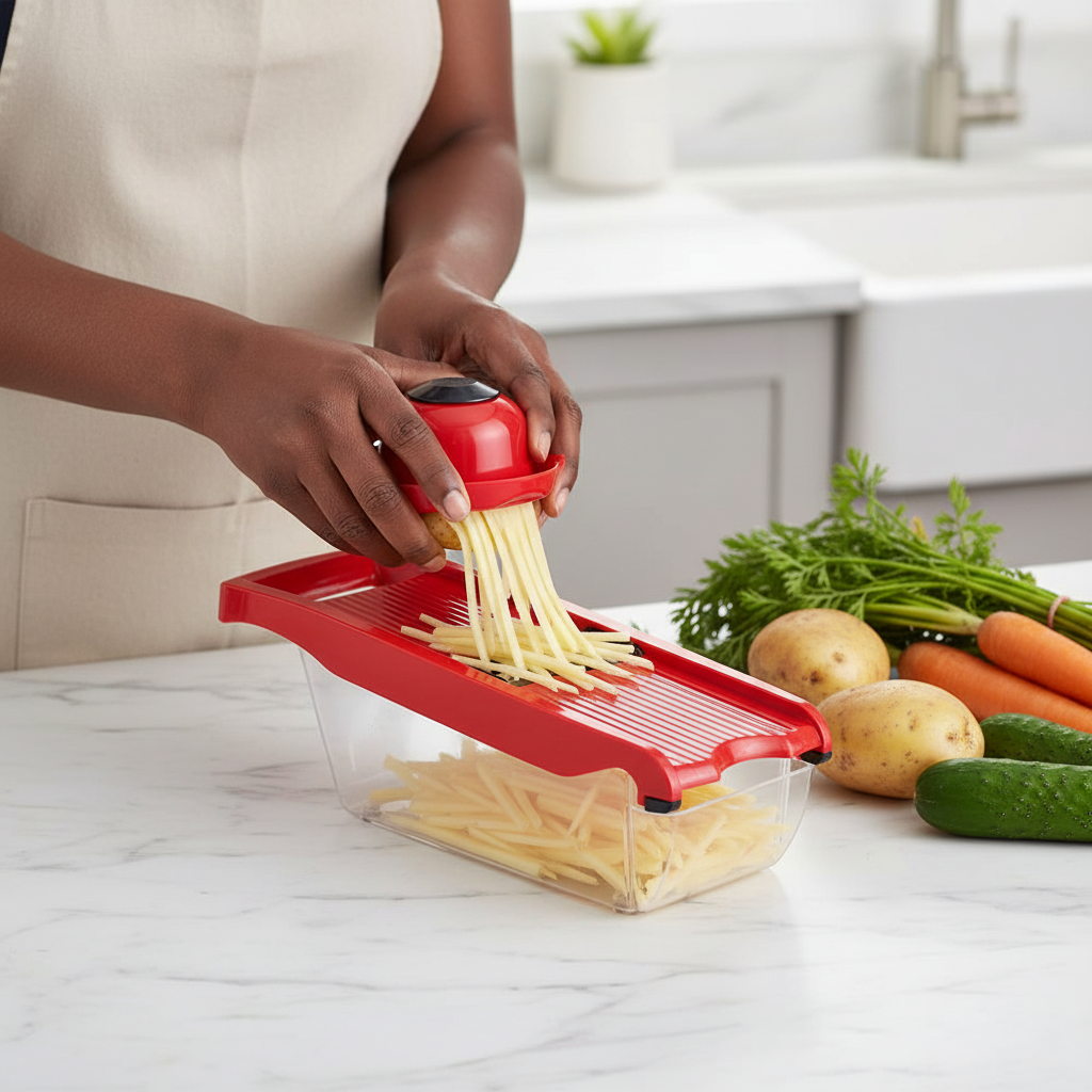 6-in-1 Vegetable Slicer (Safety Guard)